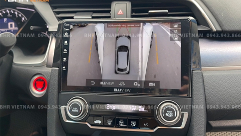 Màn hình DVD Android liền camera 360 xe Honda Civic 2017 - nay | Elliview S4 Deluxe 